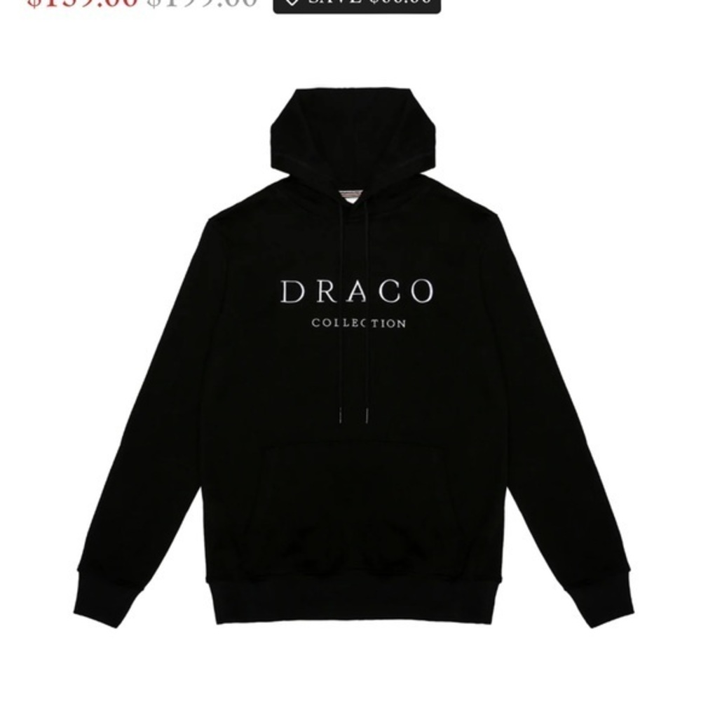 Draco collection sweatshirt, brand, new XL black